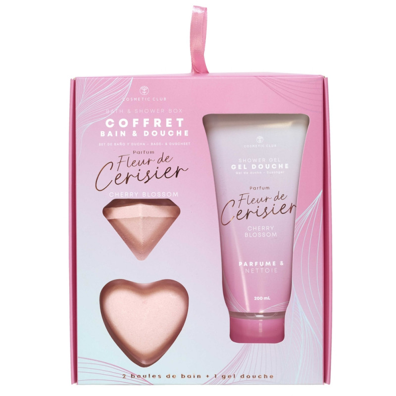 Coffret bain & douche, parfum fleur de cerisier -
