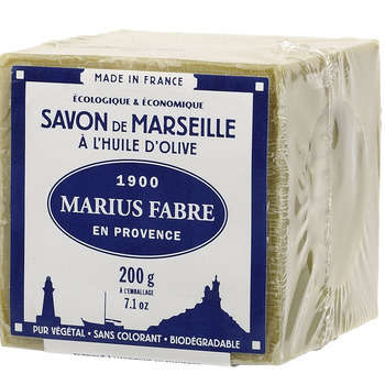 Savon de marseille 200g - marius fabre