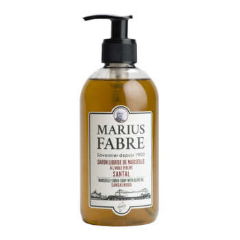 Savon liquide, pompe de 400ml - Santal