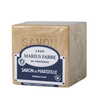 Savon de marseille blanc 400g - marius fabre