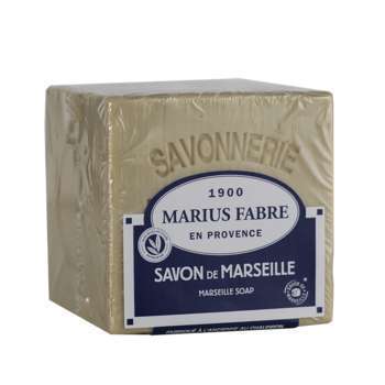 Savon de marseille blanc 600g - marius fabre