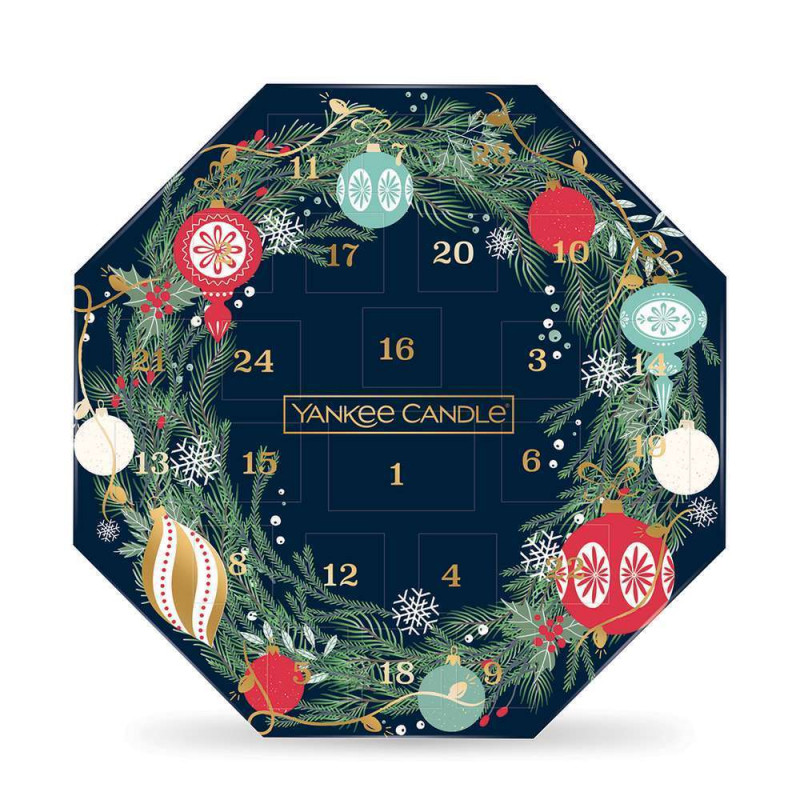 Calendrier d'avent Yankee Candle Couronne Truffaut d'Isneauville