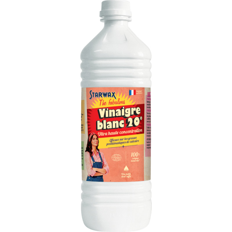 Vinaigre blanc ménager, 20° - 1L