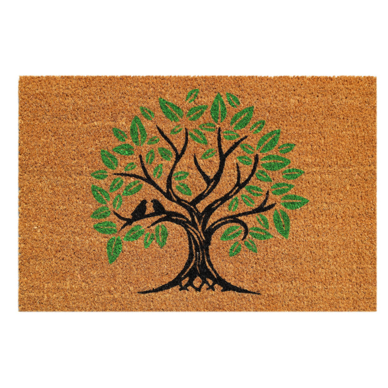 Paillasson 'Hortuscoco arbre', coloris naturel - L