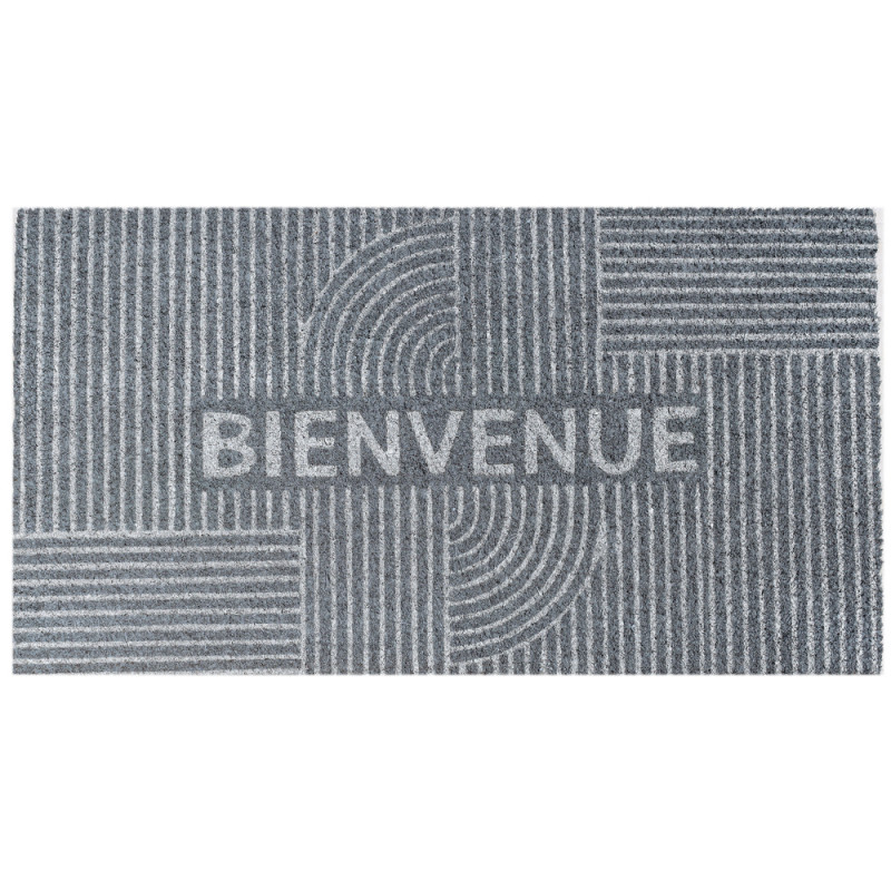 Paillasson 'Lineococo glace', coloris bleu - L. 70
