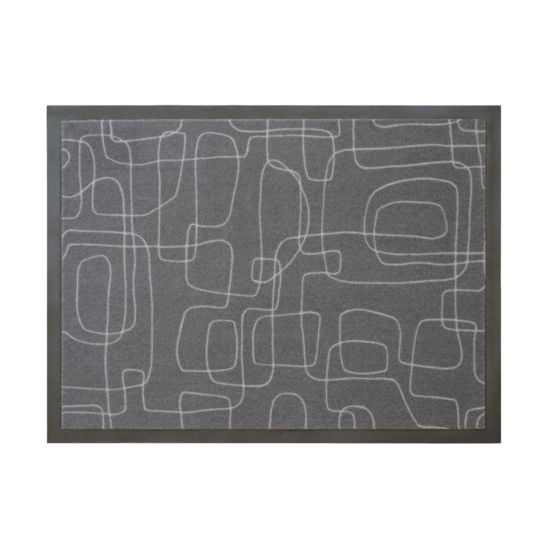 Paillasson d'intérieur 'Alperia', coloris gris - L