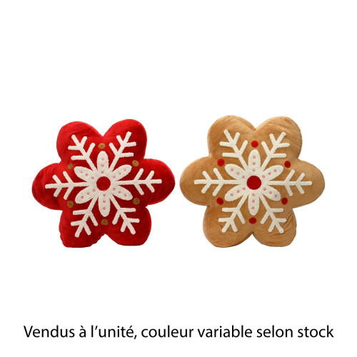 Coussin motif flacon, coloris variable - D. 38cm