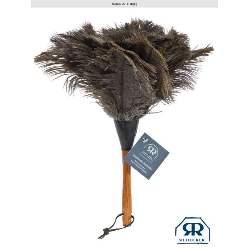 Plumeau en plumes d'autruche L. 35 cm