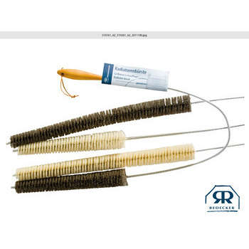 Brosse à radiateur (30cm) en poil de chèvre, noir