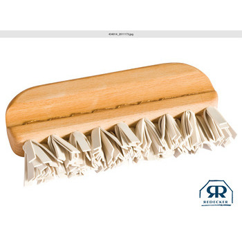 Brosse pour poils d'animaux, en caoutchouc L. 13,5