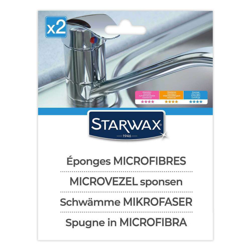 Eponges microfibre x2 - starwax