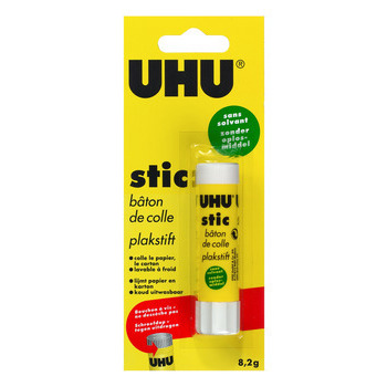Colle stic UHU, blanche - 8,2 g