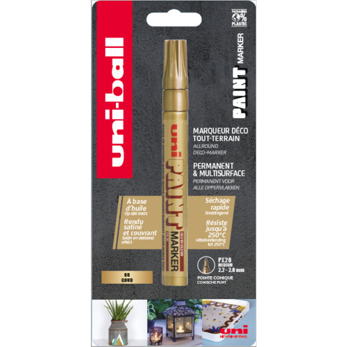 Marqueur tout support Uni-paint color Or