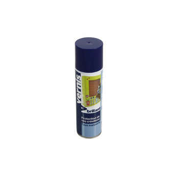 Vernis brillant 250 ml aérosol
