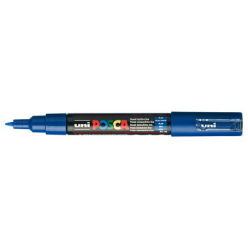 Marqueur peinture pointe extra fine conique Bleu f