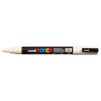Marqueur peinture pointe fine conique Beige