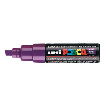 Marqueur peinture pointe large biseautée Violet