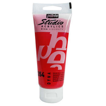 Acrylique satinée Studio Acrylics,tube 100ml - Rou