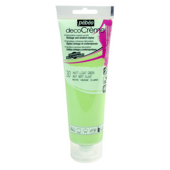 Peinture Décocrème : vert clair 120 ml