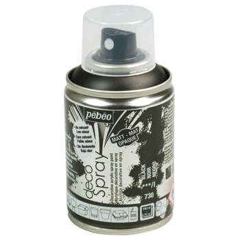 DecoSpray mat, 100ml - Noir