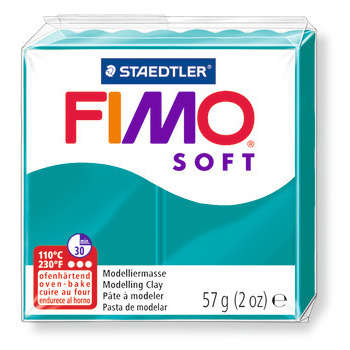 Pâte Fimo soft, 57 g : Pétrole