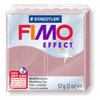 Pâte Fimo effect 57 g : Rose