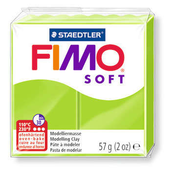 Pâte Fimo soft, 57 g : vert pomme