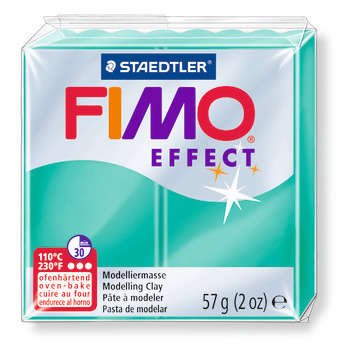 Pâte Fimo effect 57 g : translucide verte