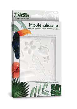 Moule silicone 20x13 cm Tropical