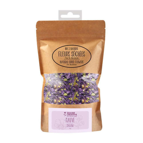 Fleurs sechées Déco mauve - sachet 10g