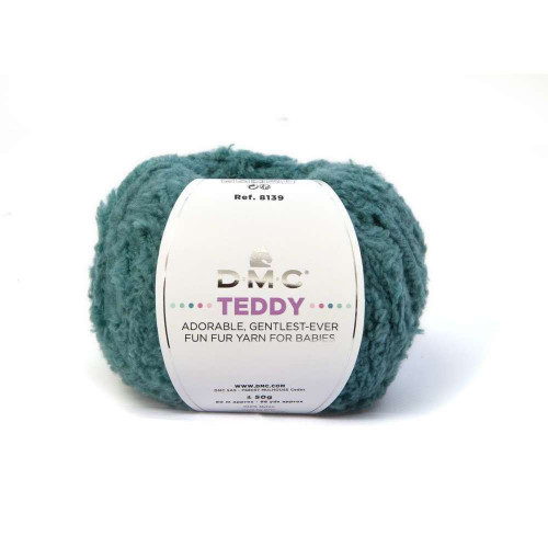 Pelote Teddy n° 317 100 % polyamide verte - 50 g