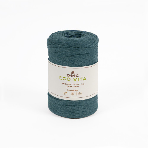 Fil Eco Vita Tape 250gr pour crochet et tricot, co