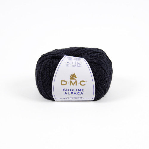 Pelote Sublime Alpaga et laine, coloris noir 02 -