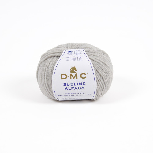 Pelote Sublime Alpaga et laine, coloris gris clair