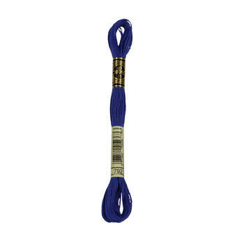 Echevette de coton mouliné spécial, 8m - Bleu de c