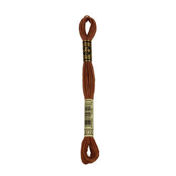 Echevette de coton mouliné spécial, 8m - Marron gl