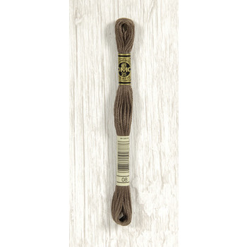 Echevette de coton mouliné spécial, 8m - Cuir tann