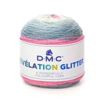 Pelote DMC Révélation Glitter en laine et acryliqu
