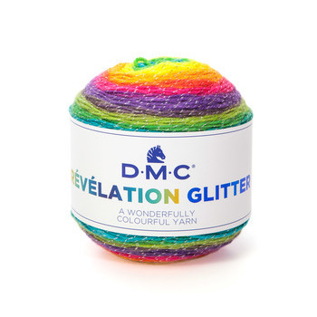 Pelote DMC Révélation Glitter en laine et acryliqu