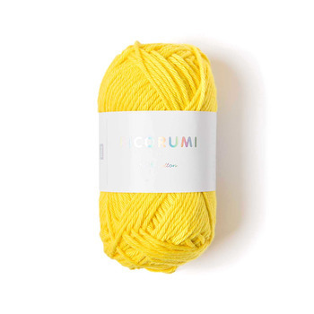 Pelote créative Ricorumi 100 % coton jaune - 57,5