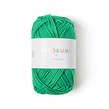 Pelote créative Ricorumi 100 % coton vert herbe -