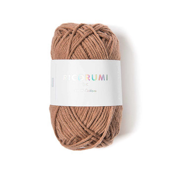 Pelote créative Ricorumi 100 % coton coloris prali