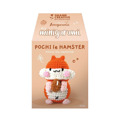 Kit crochet Minigurumi - Pochi le hamster - 10 cm