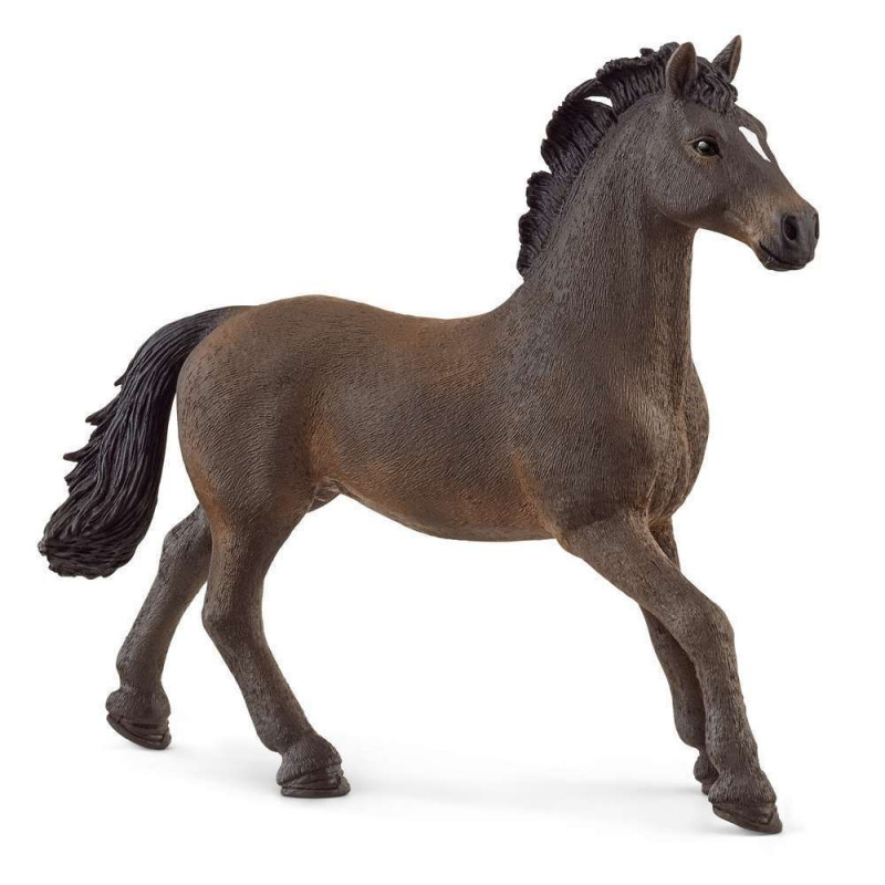 Figurine d'étalon Oldenbourg pour enfant en plasti