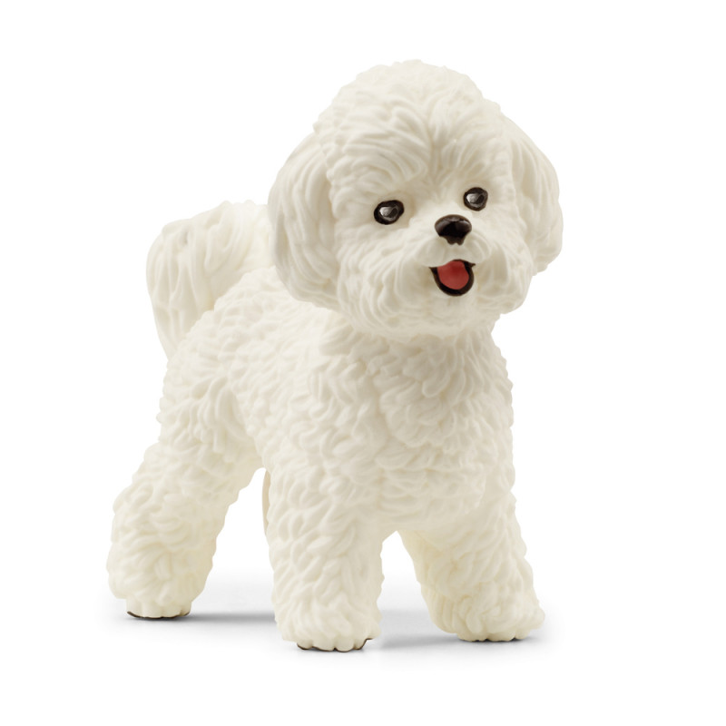 Figurine Bichon frisé 4,4x1,8x3,7 cm