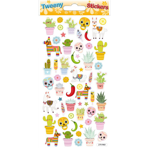 Stickers Tweeny 9 x 17 cm - Différents thèmes poss