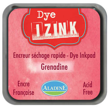 Encreur Izink Dye : rouge grenade