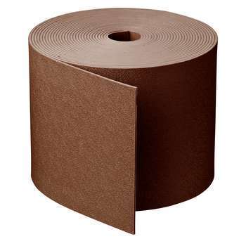 Bordure PE recyclé, coloris taupe, rouleau longueu