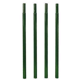 Pack 4 tubes vert sapin à enfoncer 45 cm