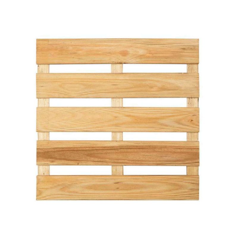 Dalle rainurée en pin autoclave - 40x40x2. 4cm
